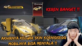 AKHIRNYA KELUAR SKIN MOBIL KOENIGSEGG PARA SULTAN HARUS GACHA NIH , MOBIL BISA MENYALA - PUBG MOBILE