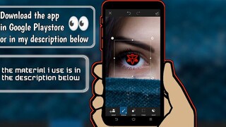 PHOTO EDITING TUTORIAL EXPERIMENT #4 SHARINGAN EYE I PICSART
