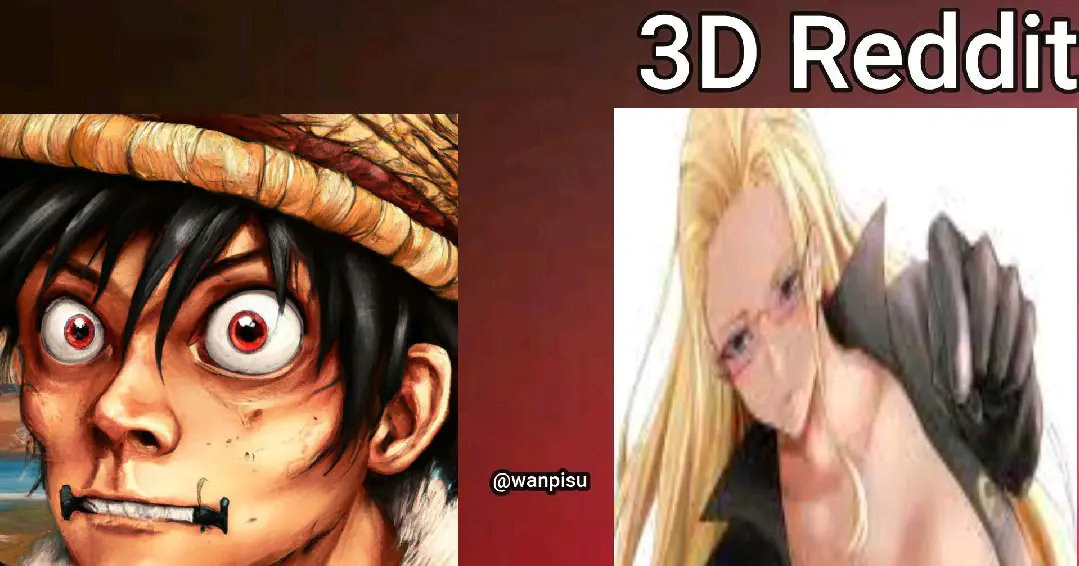 Anime VS Reddit One Piece Reaction - Bilibili