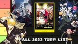 My Fall 2022 Anime Tier List