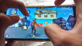 REALME NARZO 20 PRO FREE FIRE GAMEPLAY TEST 4 FINGER CLAW HANDCAM M1887 ONETAP HEADSHOT 90HZ DISPLAY