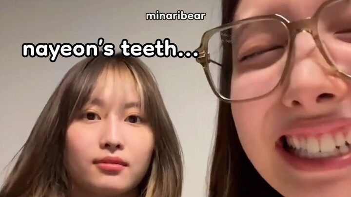 twice's honest opinion on nayeon's teeth