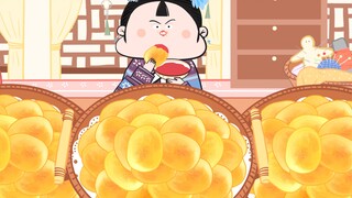 -Empresses in the Palace animation eating show｜Yu Ying'er's immersive fried potato chips~