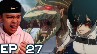 IT'S BLOODY!! | Attack on Titan Season 4 Episode 27 (86) Reaction