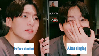[Musik]Jeon Jung-kook menyanyikan <Heartbreak> di siaran internet