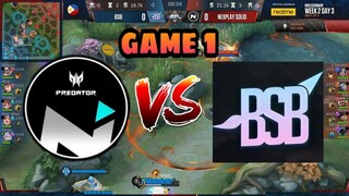 (GAME 1) NEXPLAY SOLID VS BSB | MPL-PH WEEK 2 DAY 3 AUG 30,2020!