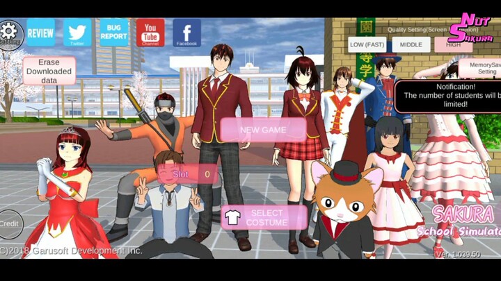 Sakura School Simulator อัพเดทใหม่ล่าสุด เวอร์ชั่น 1.039.50/Byนัท NutSakura