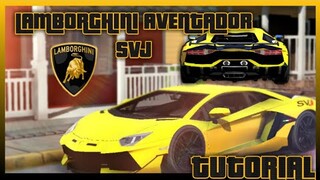 How to make a Lamborghini Aventador SVJ in Car Parking Multiplayer