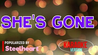 She's Gone - Steelheart | Karaoke Version |🎼📀▶️