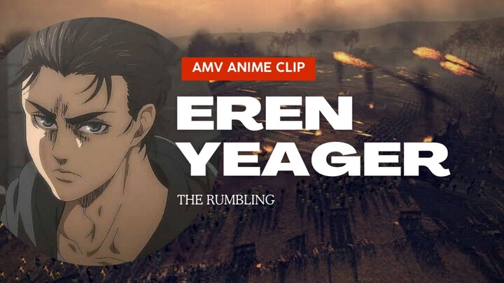 Eren Yeagerd AMV || anime attack on tittan