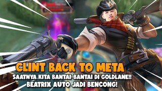 Clint KEMBALI KE META.. SAATNYA GW PAKE BUAT BANTAI HERO” GOLD LANE!!