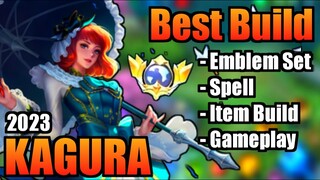 KAGURA BEST BUILD 2023 | TOP 1 GLOBAL KAGURA BUILD | KAGURA - MOBILE LEGENDS | MLBB