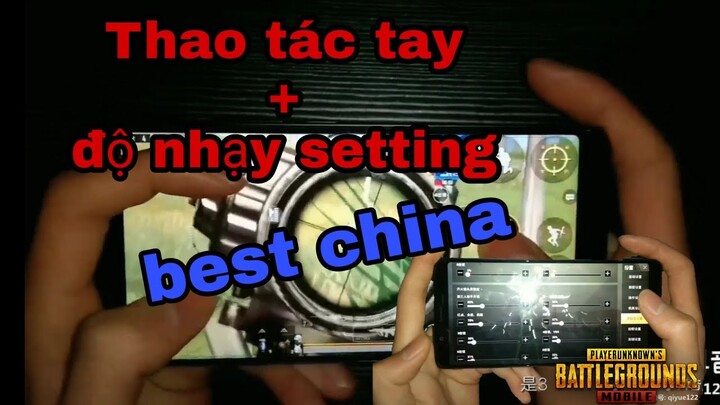 PUBG Mobile | Thao tác tay 4 ngón của các pro china bắn như thế nào.