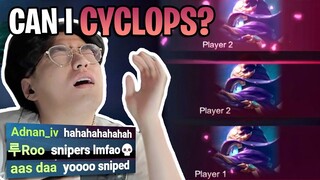 I just wanted to play CYCLOPS once... | Mobile Legends