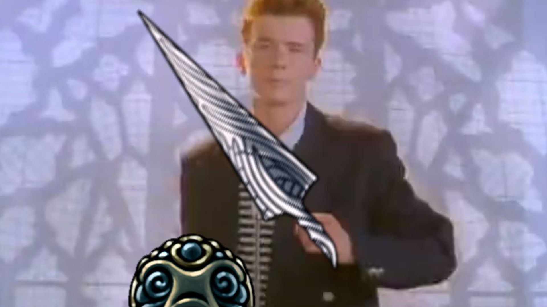 Rick Astley tries to play Hollow Knight - BiliBili