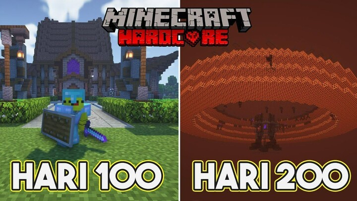 200 HARI DI MINECRAFT HARDCORE DAN INI YANG TERJADI