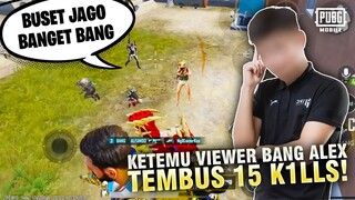 GA SENGAJA SATU TIM SAMA PENONTON BANG ALEX? LANGSUNG KASIH PAHAM! - PUBG MOBILE