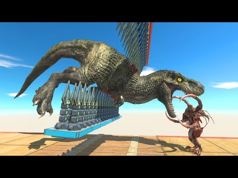 SCP-682 vs Dinosaurs - Animal Revolt Battle Simulator 