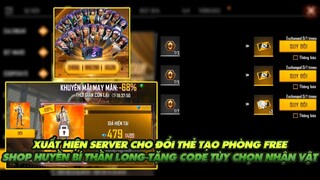 Free Fire| Cho đổi thẻ tạo phòng Free - Shop huyền bí Thần Long và tặng Free Code nhân vật