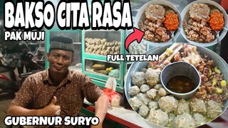 FULL TETELAN BAKSO URAT CITA RASA PAK MUJI GRESIK - jualan dari harga daging masih Rp5000 per kilo