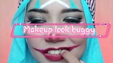 buggy makeup look