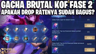 GACHA BRUTAL KOF FASE 2 - APAKAH DROP RATENYA SUDAH MULAI BAGUS?!? MOBILE LEGENDS