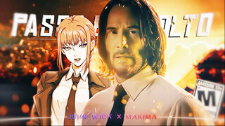 约翰·威克 X 玛奇玛 John Wick X Makima 💘 - Passo Bem Solto「AMV/EDIT」4K!”
