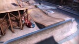 Saya menggunakan ninjutsu dalam permainan skateboard patung pasir?