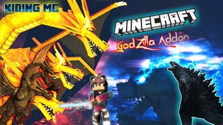 Hướng Dẫn Cài Addon Vua Quái Vật Godzilla Cực Ngầu Cho Mcpe 1.14 (Có Link) | KIDING MC