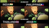 Jujutsu kaisen dub Arab Thai India Philippines English