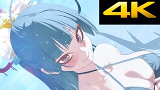 [Blue File] (4k/Crane City Swimsuit live2D) Crane City is a beautiful girl