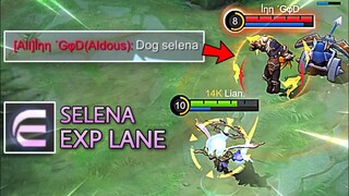 I WENT SELENA EXP LANE AND ALDOUS SAID THIS TO ME (DON’T GO EXP VS SELENA) MLBB | Lian TV