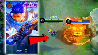 GRANGER AGENT Z NEW SKIN IN MOBILE LEGENDS 🟢 MLBB