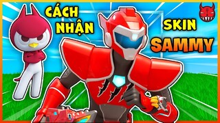 CÁCH NHẬN SKIN SAMMY LÉM LỈNH BIỆT ĐỘI SIÊU NHÂN NHÍ TRONG MINI WORLD