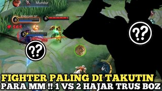 Ini dia fighter yang paling menakutkan para mm 1 vs 2 juga trabas trus