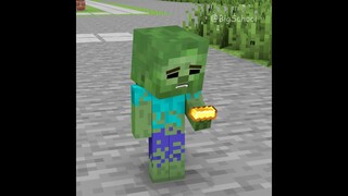 Good Herobrine And Poor Baby Zombie | Monster School Minecraft