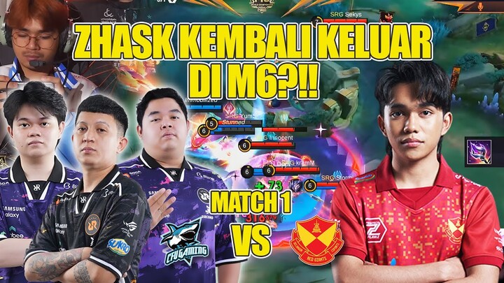 ZHASK PICK MEMBUAT TEAM FIGHT CFU KUAT?!!! MATCH 1 BO 3 SRG VS CFU GAMING M6 WORLD CHAMPIONS