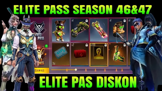 bocoran elite pass season 46 dan 47 Garena free fire