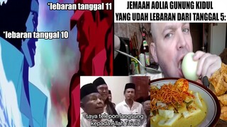 Jemaah Aolia Lebaran Duluan...