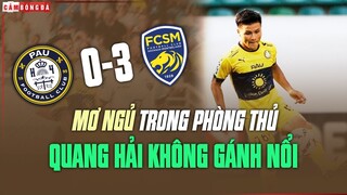 PAU FC 0-3 SOCHAUX: Quang Hải dần bước đến CUỘC ĐUA TRỤ HẠNG