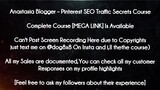 Anastasia Blogger course - Pinterest SEO Traffic Secrets Course download
