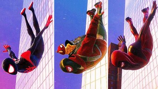 Spider-Man Miles Morales - Jumping From Highest Building w/ALL SUITS