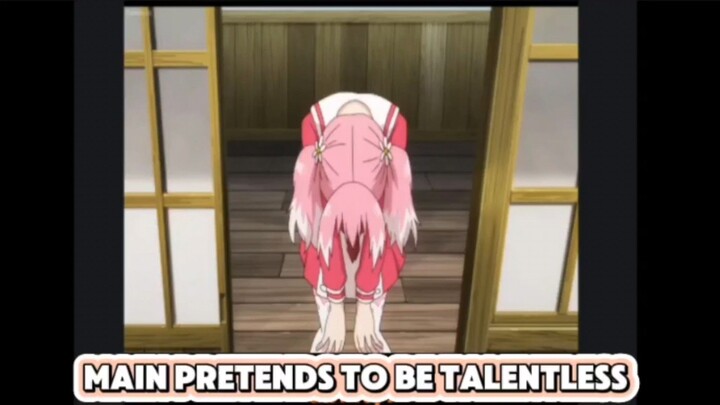 pretending to be talentless