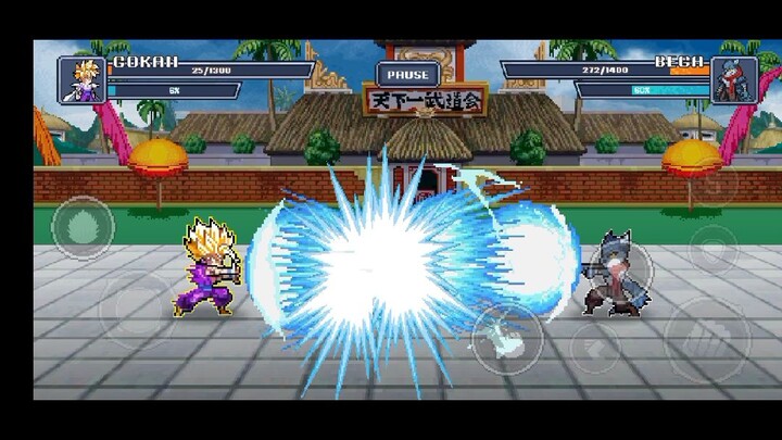 Dragonball Super Gohan ss2 vs bergamo