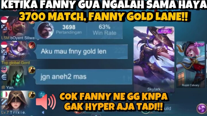 REAKSI DUO OPEN MIC MELIHAT FANNY GOLD LANE NGALAH SAMA HAYABUSA 3700 MATCH, AUTO NYESAL KWKW!!