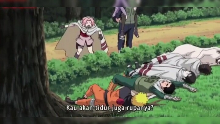 Disuruh Bangunin Malah - Kocaknya Naruto, POV temen2 Konoha tepar