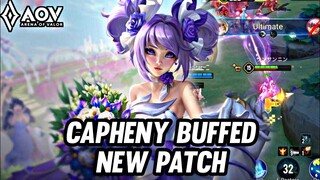 AOV : CAPHENY GAMEPLAY | BUFFED NEW PATCH - ARENA OF VALOR LIÊNQUÂNMOBILE ROV COT