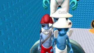 papa Smurf and smurfcat