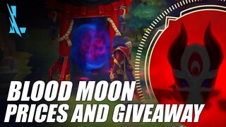 Wild Rift - Blood Moon Skins Prices | Canserole Giveaway