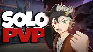 BLACK ASTA DOES THE IMPOSSIBLE & SOLO PVP BY HIMSELF?! NO TEAM, NO PROBLEM - Black Clover Mobile